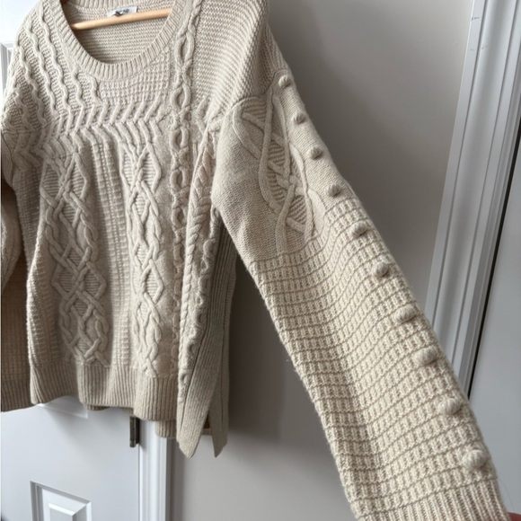 Madewell Cable Knit 100% Wool Sweater - Picture 9 of 13
